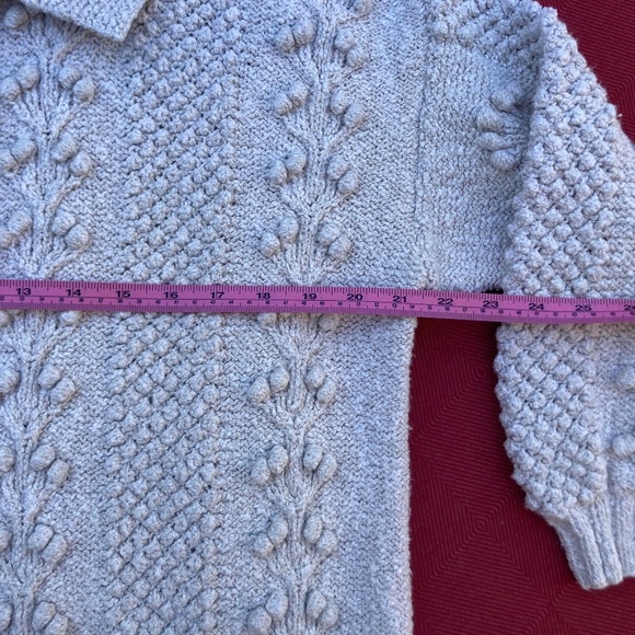 Deidre McGuire Cream Cardigan - Cotton/Linen Size M (approx) - Picture 6 of 13